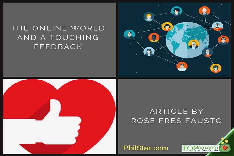 The online world and a touching feedback