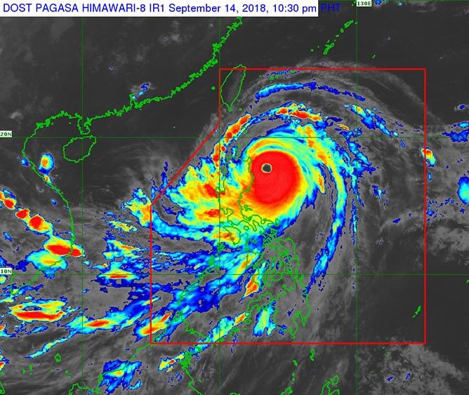 Typhoon 'Ompong' slams into Luzon at full strength