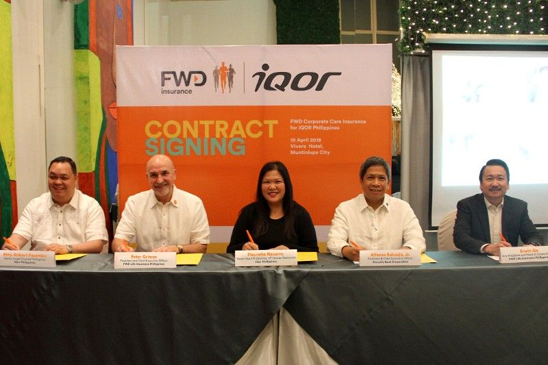 iQor Philippines selects FWD Life as group insurance provider