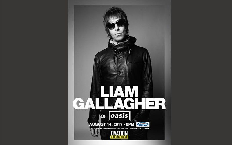 Oasis frontman to perform in Manila