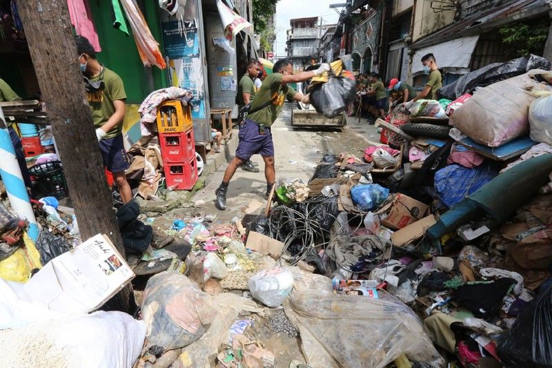 Toneladang basura nahakot sa Marikina City