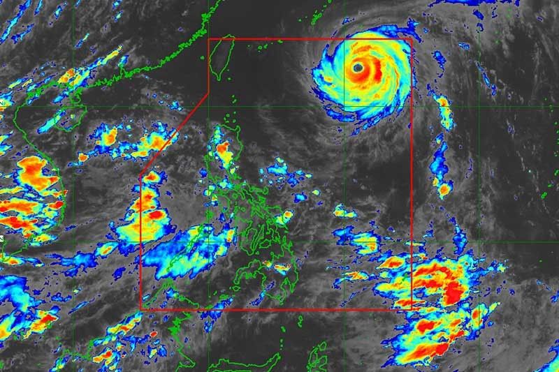 Typhoon Gardo slightly weakens