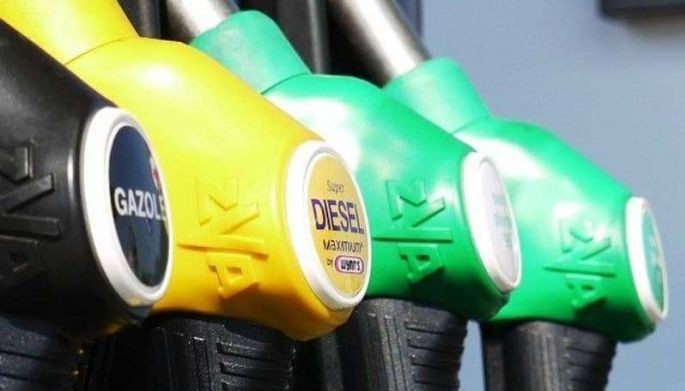 Gasoline prices up slightly; diesel down
