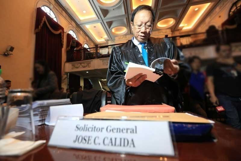 Calida to opposition solons: 'Move on' from quo warranto