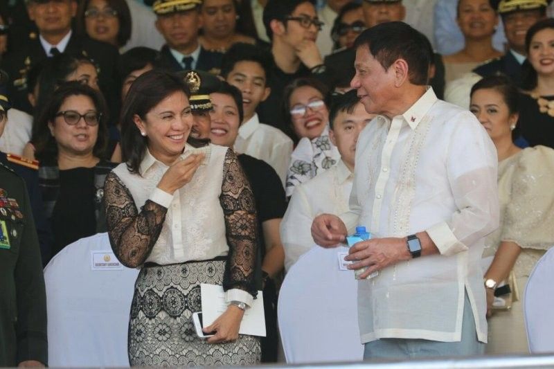 Duterte on Robredo as next president: Sheâ��s also good