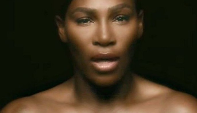 Serena goes topless for breast cancer awareness