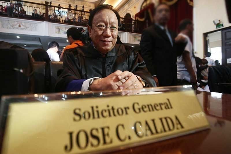 Solgen asks SC to stop Senate probe into security agency