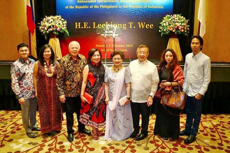 Philippines envoy to Indonesia holds diplomatic welcome reception