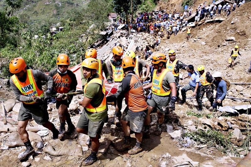 Rescuers seek miracle, signs of life in Itogon landslide