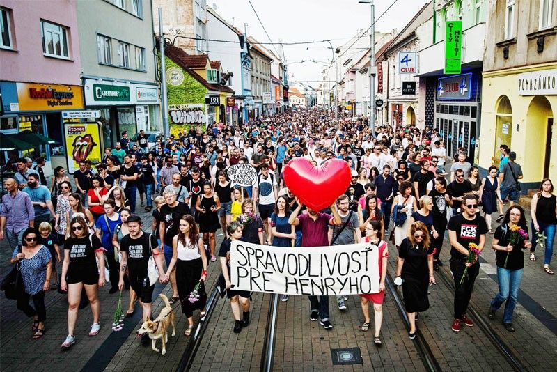 Slovaks mourn Pinoy beaten to death in street