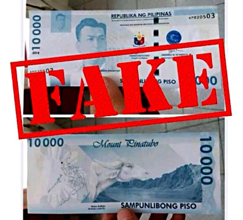 BSP warns public vs fake P10,000 bills