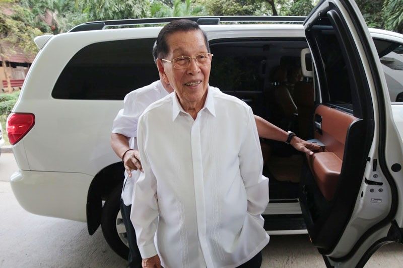 Juan Ponce Enrile joins private prosecutors vs Sereno