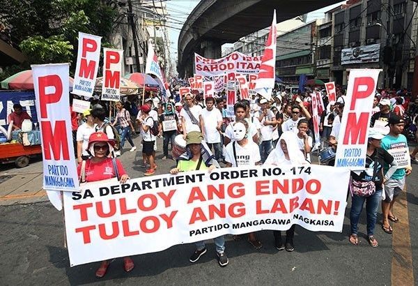 Workersâ�� groups accept limited ban on contractualization