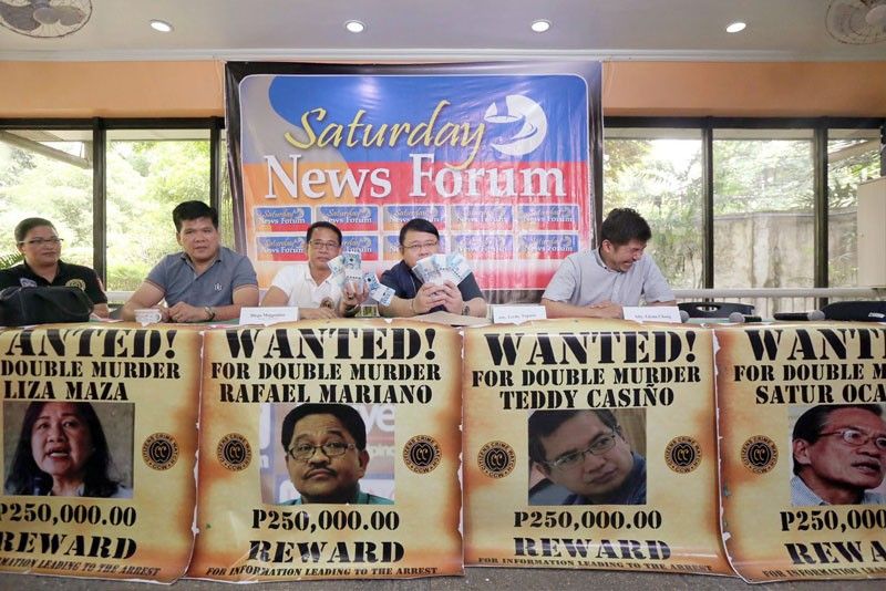 P1 million reward up for arrest of 4 ex-lawmakers