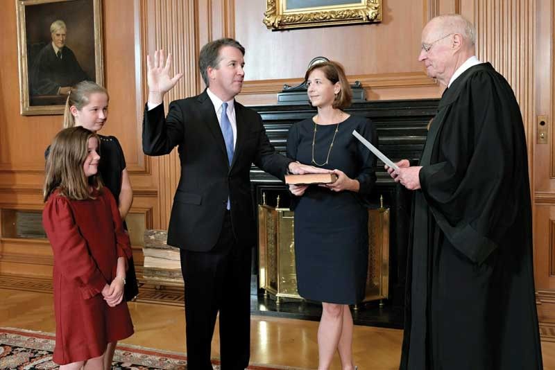 Kavanaugh sworn in as SC justice