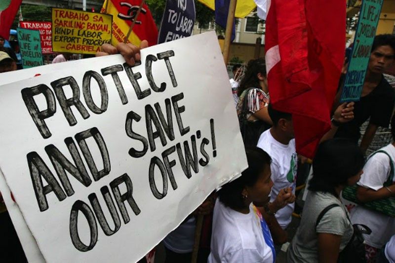 Sanction negligent officials â OFWs