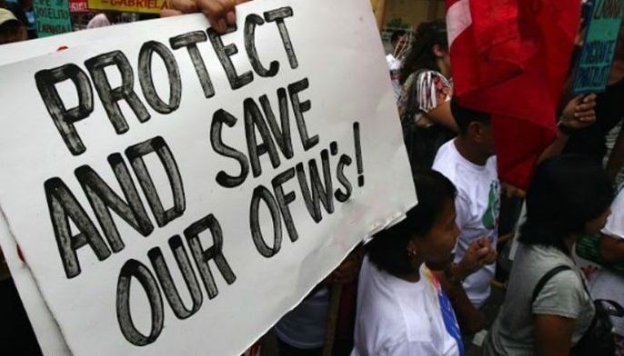 Sanction negligent officials &ndash; OFWs