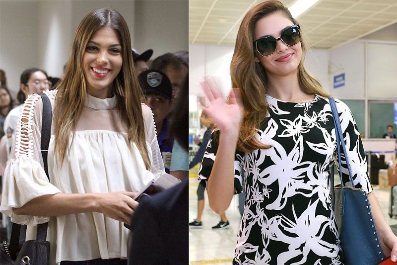 Miss Universe winners in Manila for fashion show