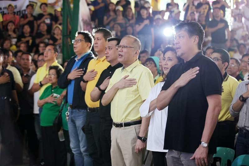 Benigno Aquino III, Leni Robredo endorse opposition Senate 12