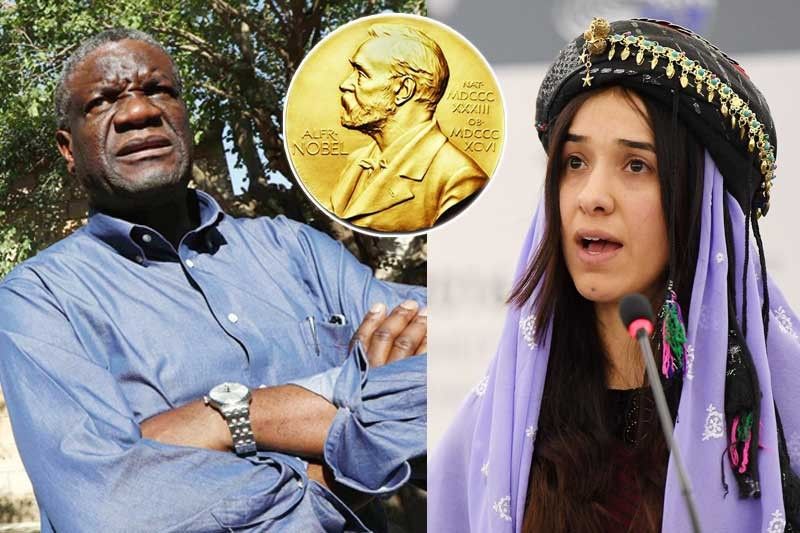 Congoâ��s Mukwege, Iranâ��s Murad win Nobel Peace Prize