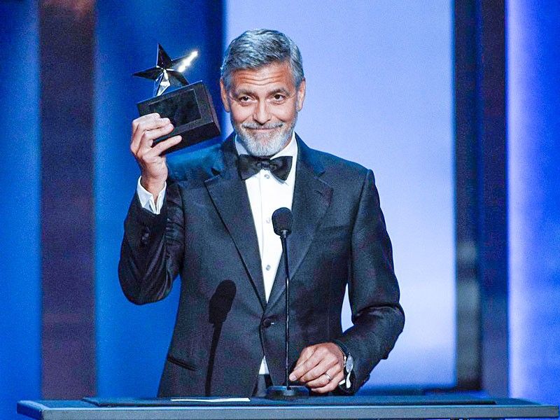 Clooney's life of acting, activism and pranks honored