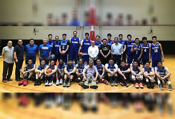 Gilas practice binisita ni MVP