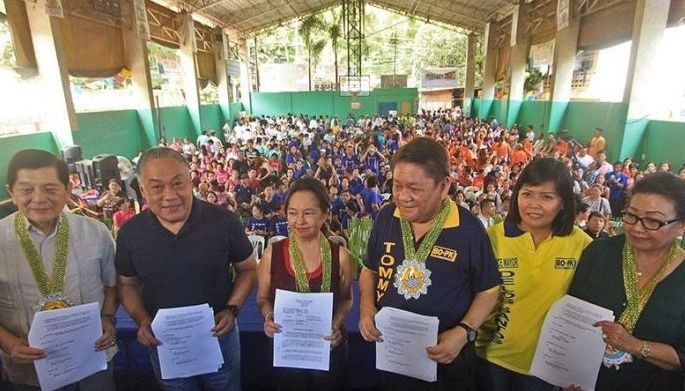 City, Province sign agreement: Lot for Apas folk