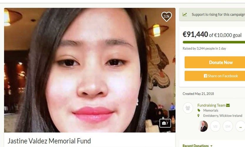 Over P5M raised for Filipino student slain in Ireland