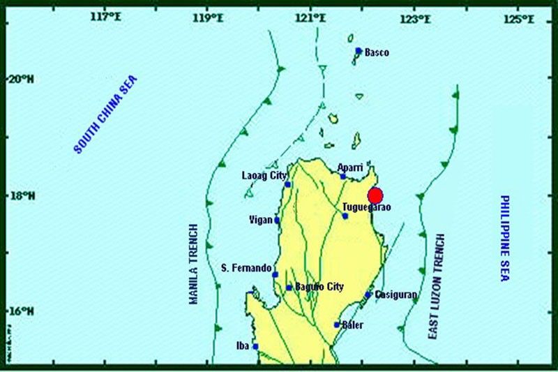 Magnitude 5.4 quake jolts Cagayan