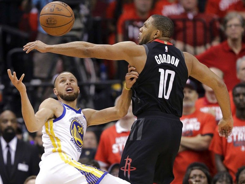 Rockets put cuffs on Warriors to move a win from NBA Finals
