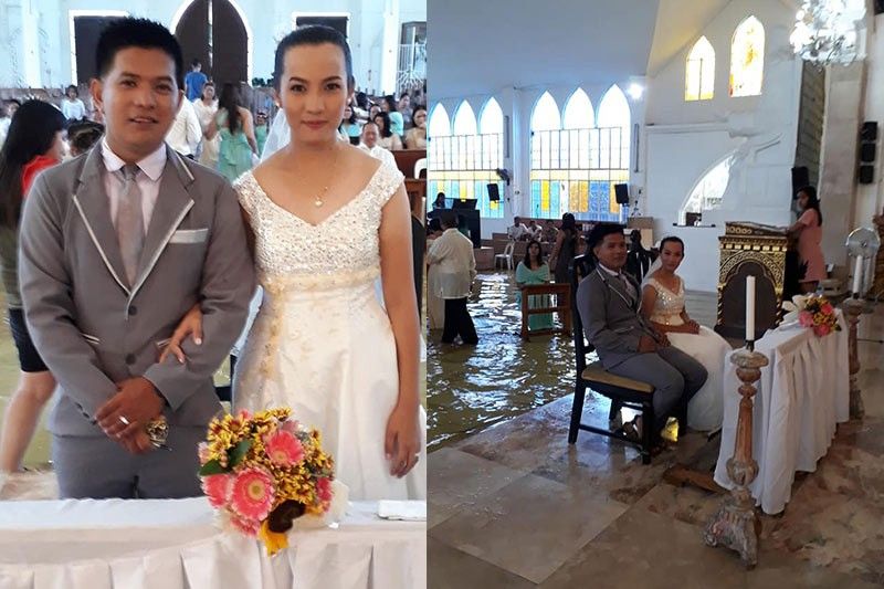 For wetter or worse: Bride in Bulacan defies storm