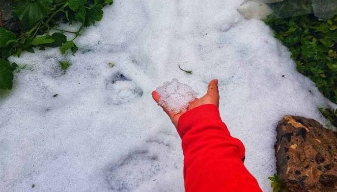 WATCH: Hailstorm hits Benguet town