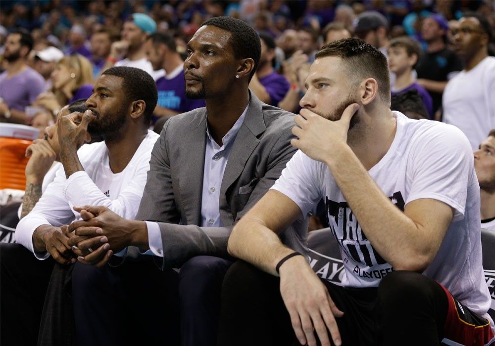 A year after his last game, Chris Bosh's NBA future still unclear