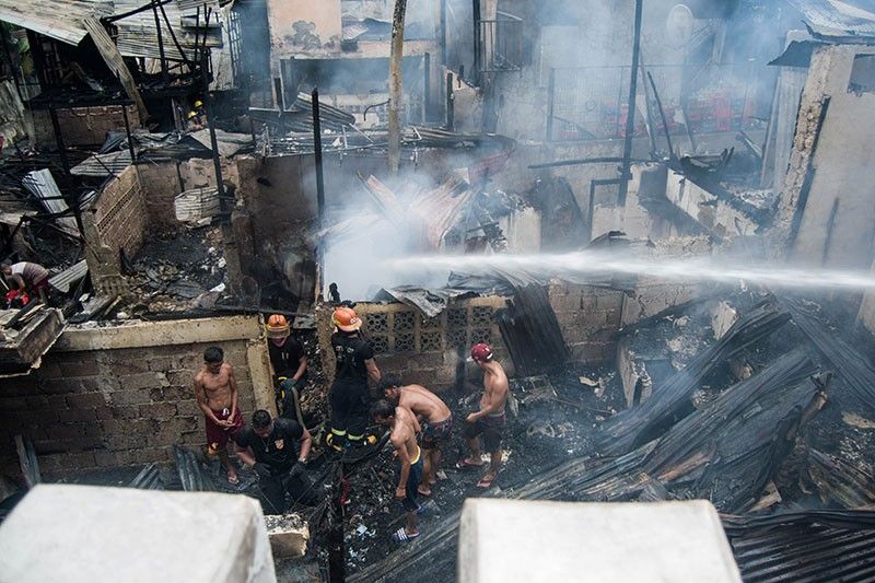 2 fire incidents raze 40 houses