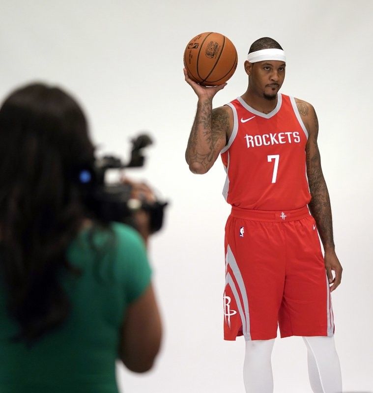 Melo looking to make basketball fun again in Houston