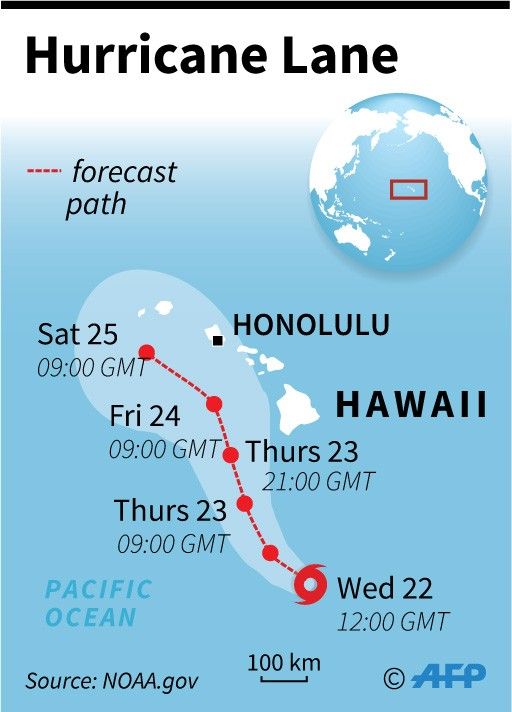 Hawaii under state of emergency as hurricane approaches