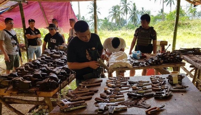 Police seize 40 guns, parts in Danao raid