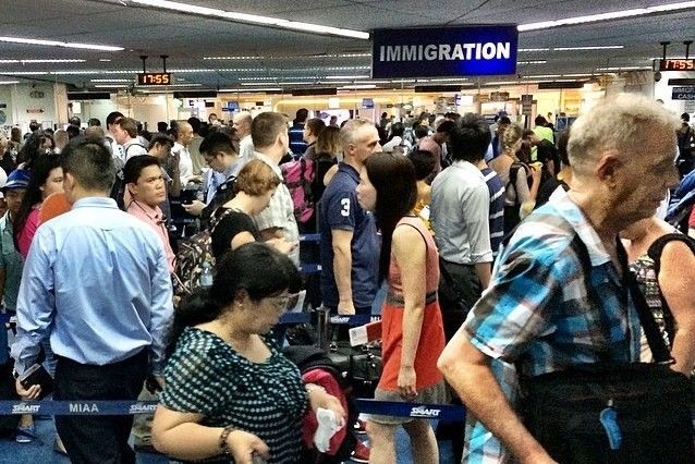 Long Queues At Airports Due To Peak Travel Season Immigration Says 