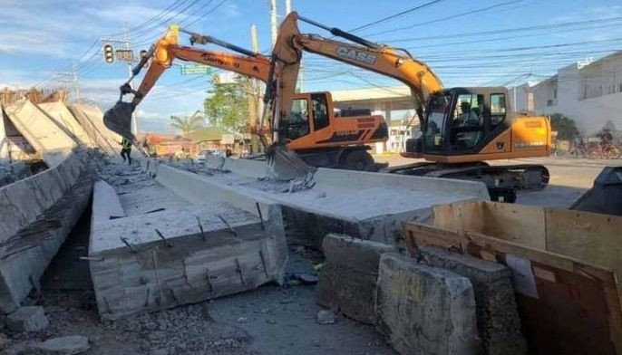 DPWH-Gumuho na flyover sa Cavite, human error