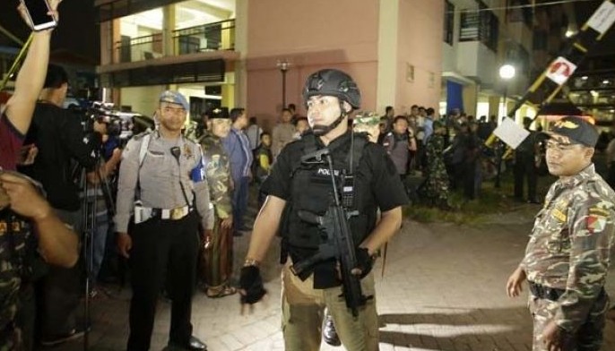 Indonesia police say Surabaya headquarters attacked
