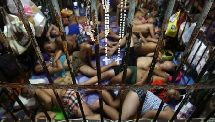 Inmates sa Caloocan City Jail, ginagalis