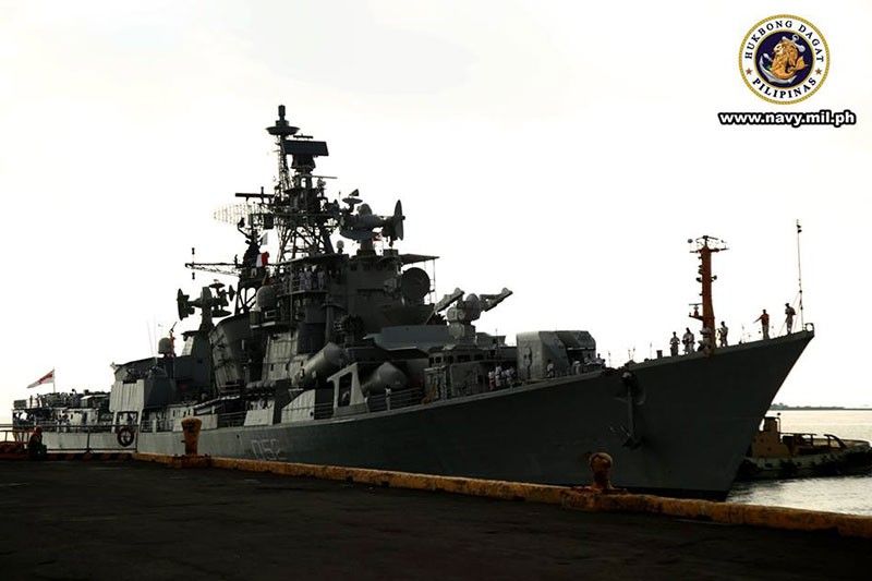 Indian warship in Manila for goodwill visit