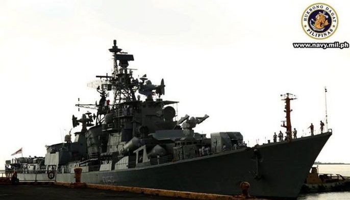 Indian warship in Manila for goodwill visit