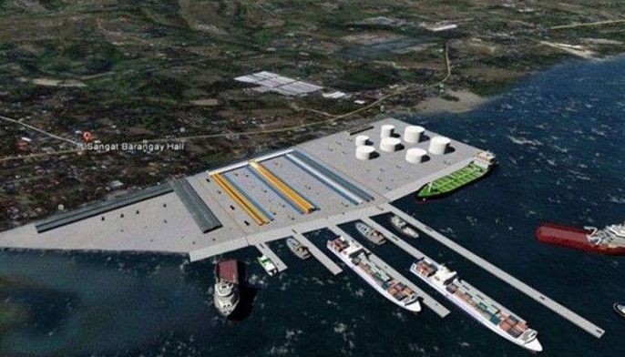 Tukorong international seaport sa San Fernando malangay pa gyud