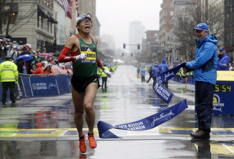 Japanâ��s Yuki Kawauchi surges to win menâ��s Boston Marathon