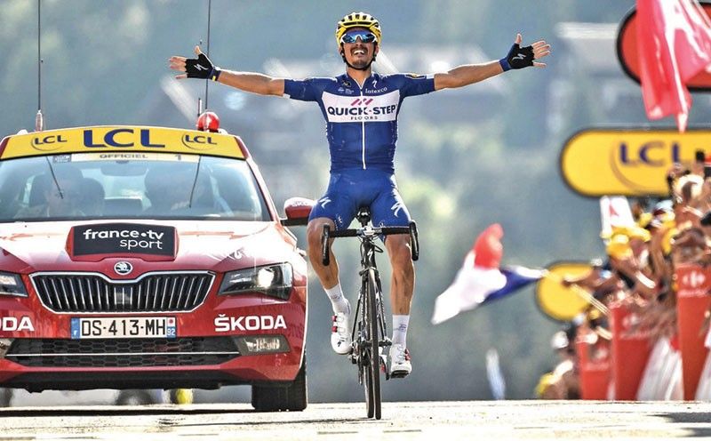 Alaphilippe wins stage 10