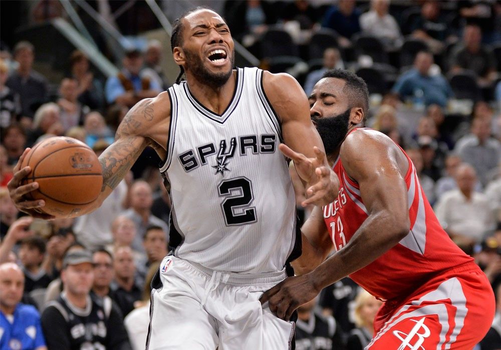 Leonard's 39 points, defense tow Spurs past Rockets