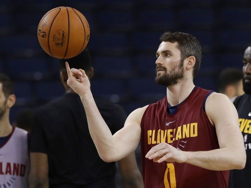 Cavs' Love cleared to play in Game 1 of NBA Finals