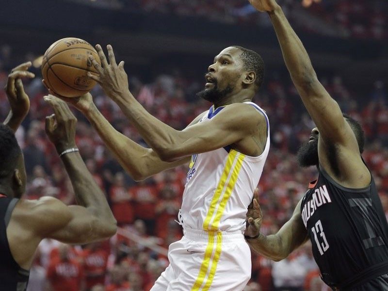 Durant fires 37 points as Warriors dismantle Rockets
