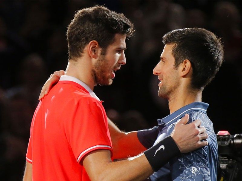 Khachanov stuns Djokovic to win his 1st Paris Masters title